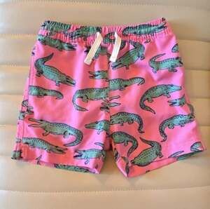 Chubbies Kids The Lil Glades Alligator Print Swim Trunks
